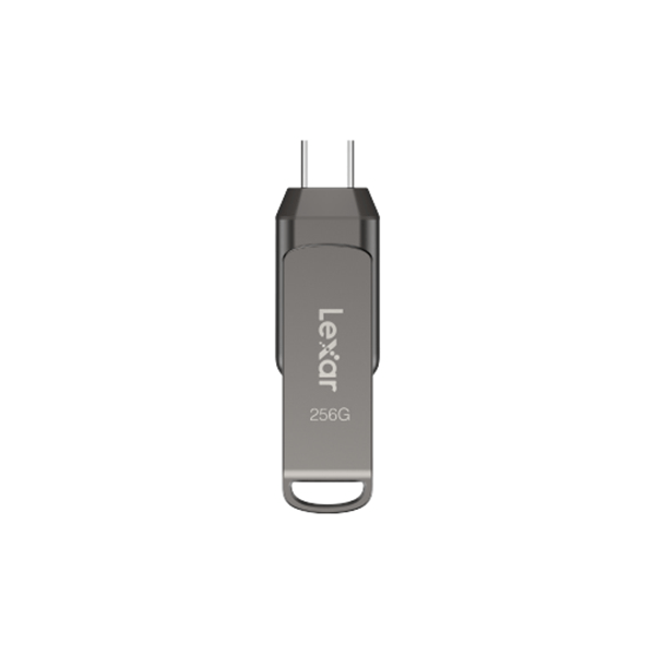 LEXAR 256GB DUAL TYPE-C AND TYPE-A USB 3.1 FLASH DRIVE, UP TO 130MB/S READ