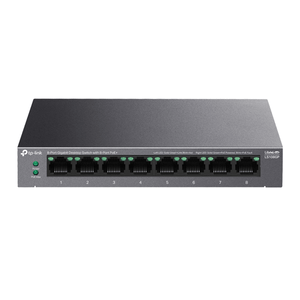 SWITCH-NO-GESTIONABLE-TP-LINK-LS108GP-LITEWAVE-8P-GIGA-SOBREMESA-CARCAS-DE-METAL-8P-PoE-