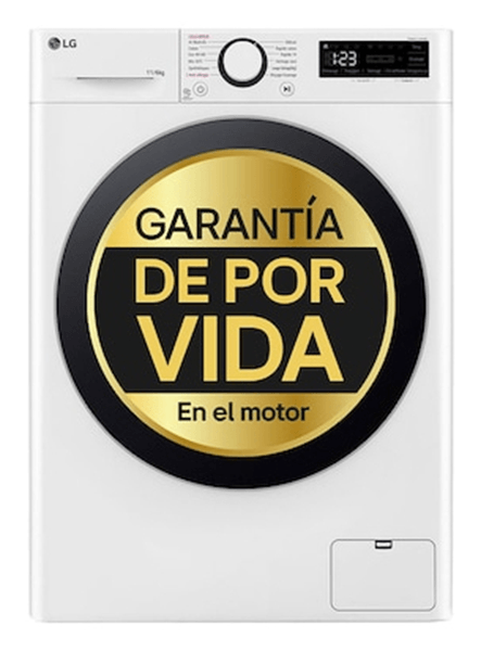LAVADORA SECADORA LG F4DR6011AGW 11/6 KG 1400 RPM A BLANCO