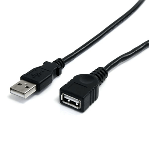 6FT BLACK USB 2.0 EXTENSION