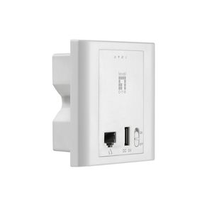 PUNTO DE ACCESO INTERIOR WIFI LEVEL ONE WAP-6221 300N POE PARA MONTAJE EN PARED CAJA 86MMX86MM PUERT
