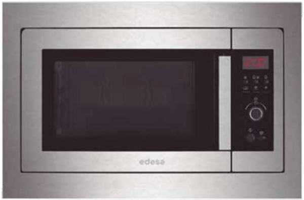 Edesa Horno Microondas Integrable Emw2020igx 20 Litros Con Grill Inox