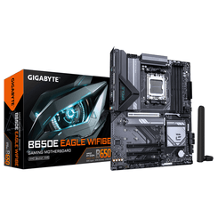 GIGABYTE AMD  B650E EAGLE WIFI6E Placa Base - Procesadores AMD Ryzen 9000 Series, VRM de 8+2+2 fases, hasta 8200MHz DDR5 (O.C), 1xPCIe 5.0 + 2xPCIe 4.
