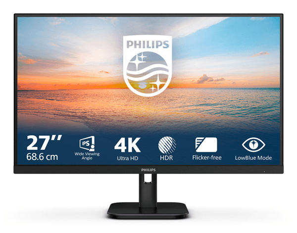 MONITOR PHILIPS 27E1N1800A/00 27" LED IPS 4K ULTRA HD 4MS 2 X HDMI DP ALTAVOCES