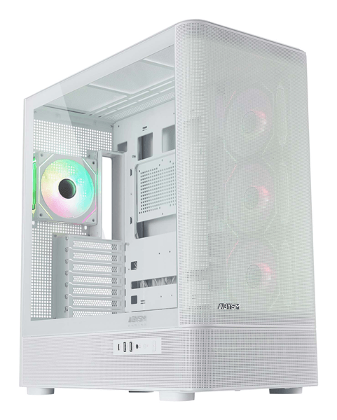 CAJA ATX ABYSM DANUBE SAVA H500 II AIR WHITE 2x3.5" 3x2.5" 2xUSB3.0 1xUSB-C GPU 400mm