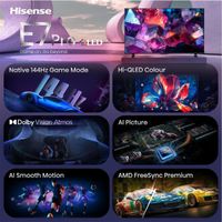 Miniatura 4 de Serie E7 PRO QLED Gaming TV 55E7S PRO  55 pulgadas  Modo Juego 144 Hz Nativos  Hi-QLED Color  Dolby Vison