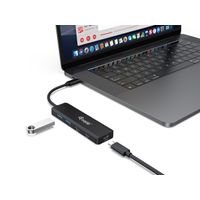 Miniatura 3 de HUB USB-C EQUIP LIFE 128964 4 PUERTOS 2xUSB-A 3.0 2xUSB-C 3.2 COMPATIBLE CON THUNDERBOLT 3/4 1xUSB-C