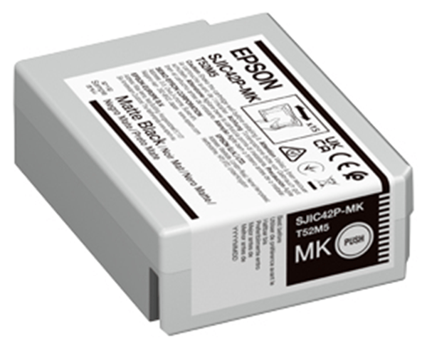 EPSON SJIC42P-MK Cartucho de tinta para CW C4000e mk (Negro Mate)