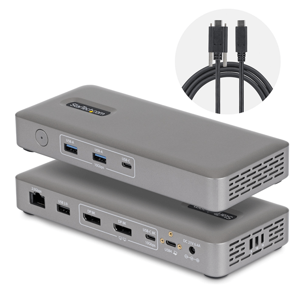 USB4 DUAL DISPLAY DOCKING STATION