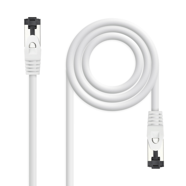 NANOCABLE CABLE RED CAT.8.1 2GHZ LSZH SSTP AWG26 BLANCO 0.5M