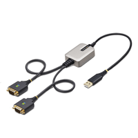 Miniatura 1 de Adaptador Serie USB a Serie de 2 Puertos de 60cm FTDI RS232
