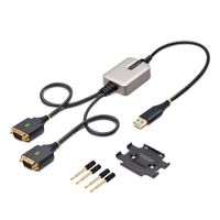 Miniatura 9 de Adaptador Serie USB a Serie de 2 Puertos de 60cm FTDI RS232