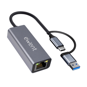 EWENT-ADAPTADOR-ETHERNET-1GIGABIT-|-USB-C-Y-USB-A
