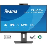 Miniatura 3 de MONITOR IIYAMA 27" CON CAMARA INTEGRADA DE 5 MP COMPATIBLE CON WINDOWS HELLO, MICROFONO, DOCK USB-C, LAN, CONMUTADOR KVM Y SOPORTE AJUSTABLE EN A
