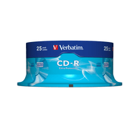 Miniatura 1 de TAMBOR 25 CD-R 700 VERBATIM 52X