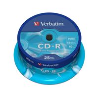 Miniatura 3 de TAMBOR 25 CD-R 700 VERBATIM 52X