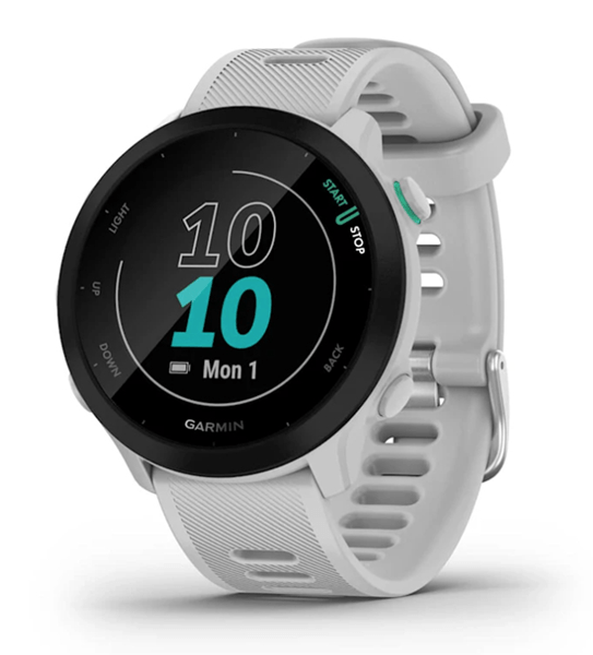 SMARTWATCH GARMIN FORERUNNER 55 GPS 42MM WHITESTONE