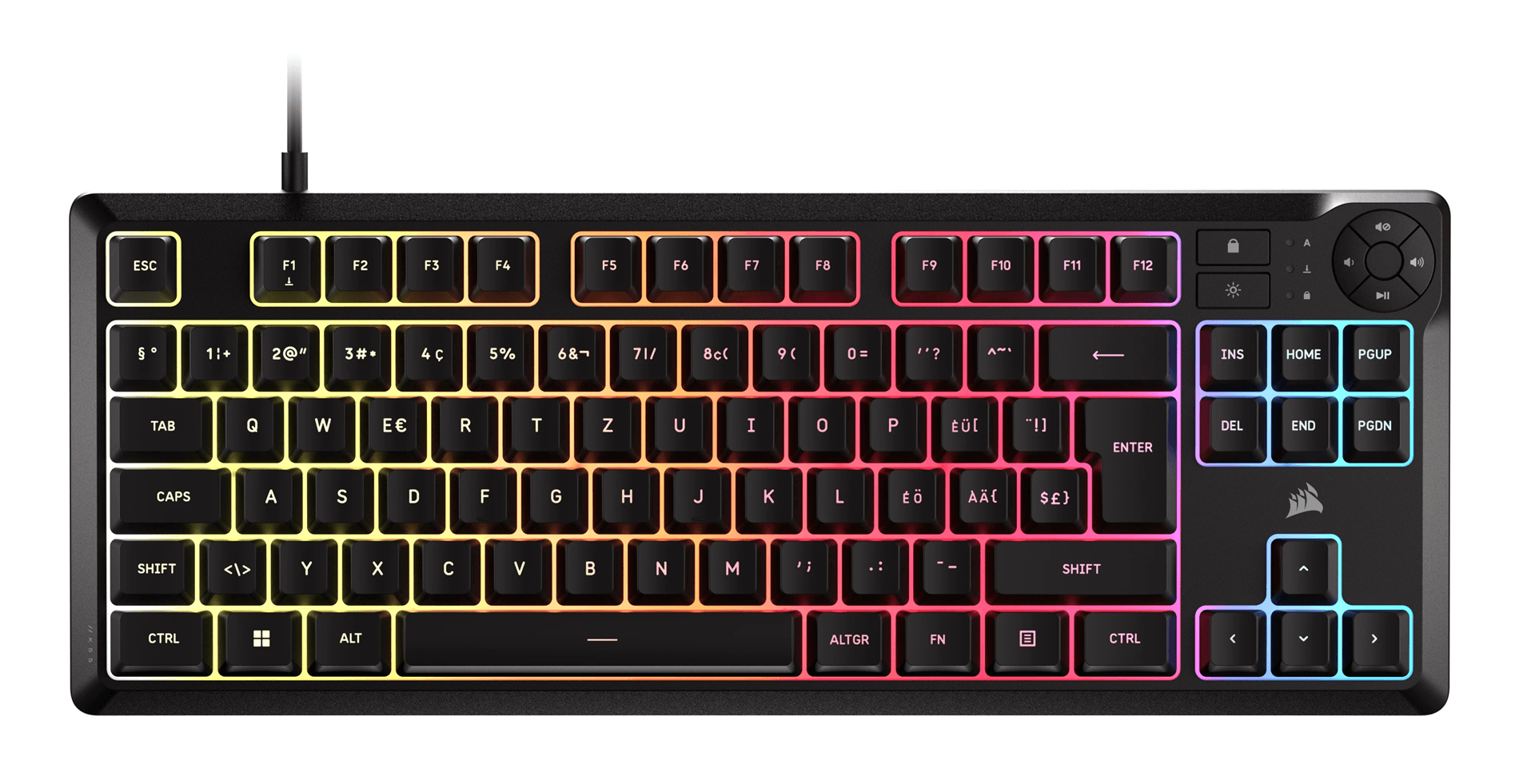 TECLADO CORSAIR K55 CORE TKL CH-9216065-ES