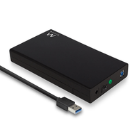 Miniatura 1 de CAJA EXTERNA HDD 3.5" EWENT EW7056 SATA USB 3.0 NEGRA
