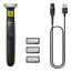 AFEITADORA-PHILIPS-QP2724-10-RECARGABLE-LAVABLE-HUMEDO-Y-SECO-AJUSTABLE-3-PEINES