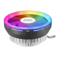 MARS GAMING MCPU120 COOLER 120W RGB 12CM PWM FAN LOW PROFILE