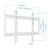 Miniatura 9 de SOPORTE MONITOR/TV TOOQ LP41130F-B 60´´/100´´ MAX.130KG NEGRO