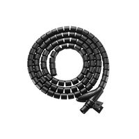 Miniatura 2 de ORGANIZADOR DE CABLES EN ESPIRAL EQUIP 650867 CON CLIP 1 METRO COLOR NEGRO