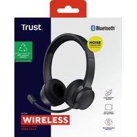 Miniatura 9 de HEADSET TRUST AYDA 25463 WIRELESS SUPRAAURAL MICROFONO CON CANCELACION DE RUIDO Y DIADEMA AJUSTABLE