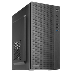 TACENS  AC5500, Caja Ordenador Compacta Micro ATX, Frontal Malla Refrigeración, Fuente Alimentación 500W, USB 3.0, Negro  Negro Incluye Fuente