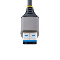 Miniatura 6 de Hub Ladr n USB 3.0 5Gbps de 3 Puertos USB-A - Red Ethernet