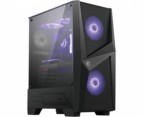 CAJA GAMING MSI MAG FORGE 100M | ATX | RGB | NEGRO