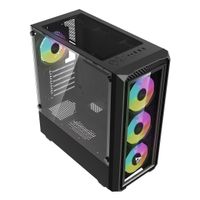 Miniatura 3 de Caja SAVIO  Noctis Glass RGB RGB Negro