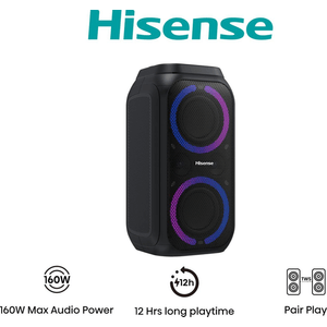 ALTAVOZ-PORTATIL-HISENSE-PARTY-ROCKER-160-2.0-160W-BT-USB-NEGRO