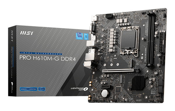 MSI Intel PRO H610M-G DDR4 LGA 1700