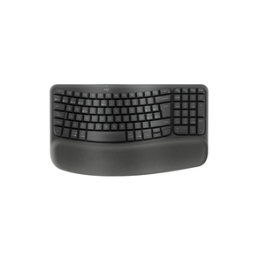 TECLADO-LOGITECH-WIRELESS-WAVE-KEYS-ERGONOMICO-ONDULADO-REPOSITOR-RECEPTOR-BOLT-GRAFITO