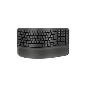 TECLADO-LOGITECH-WIRELESS-WAVE-KEYS-ERGONOMICO-ONDULADO-REPOSITOR-RECEPTOR-BOLT-GRAFITO