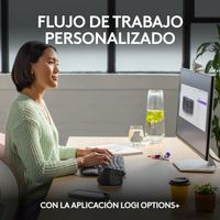 Miniatura 18 de TECLADO LOGITECH WIRELESS WAVE KEYS ERGONOMICO ONDULADO REPOSITOR RECEPTOR BOLT GRAFITO