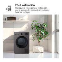 Miniatura 6 de SECADORA CON BOMBA DE CALOR LG RHA1008NDK 8 KG D GRAFITO