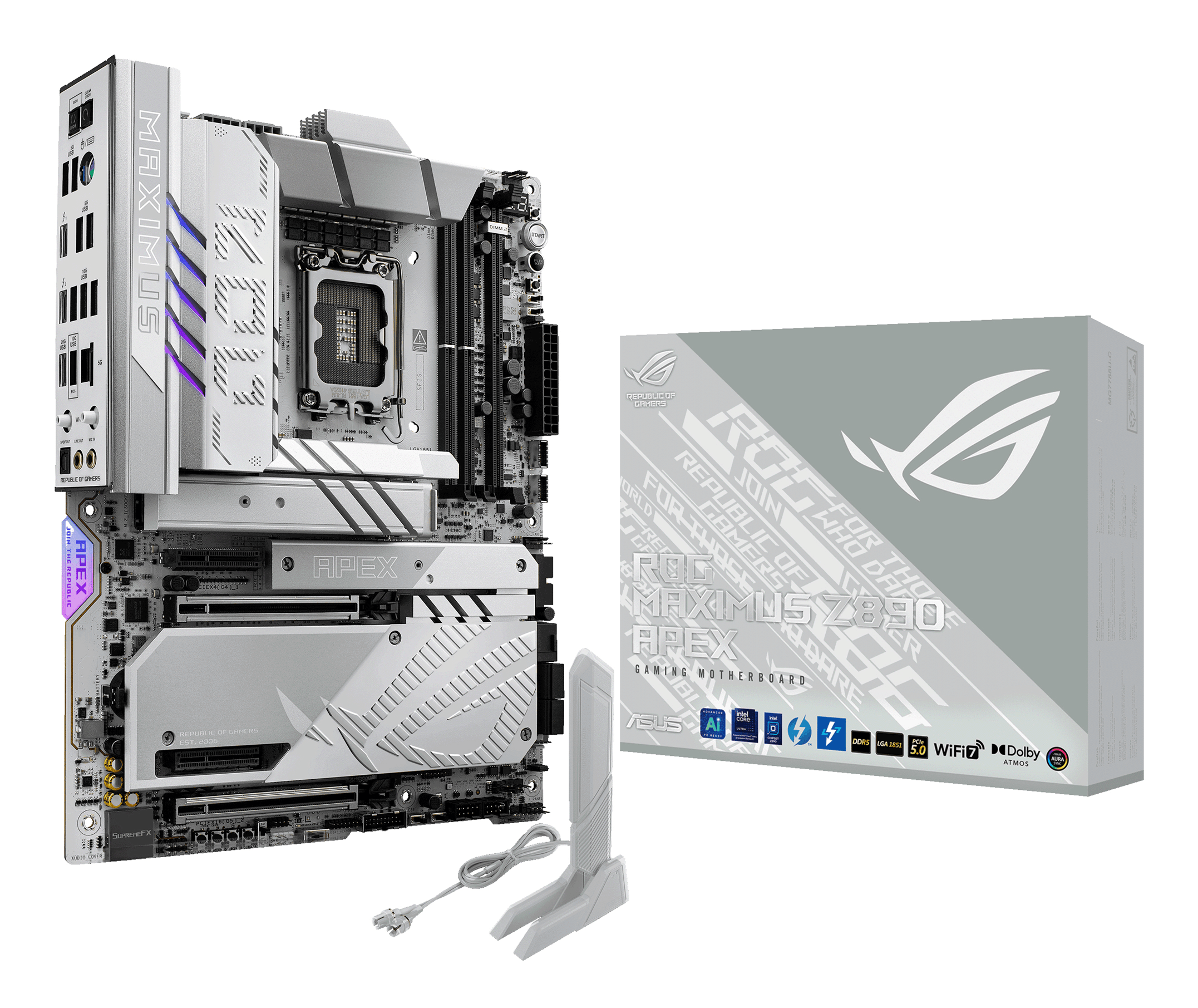 Asus Intel ROG MAXIMUS Z890 APEX LGA 1851 (Socket V1)