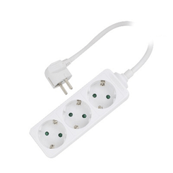 Ewent Ew3958 Regleta 3 tomas Blanco