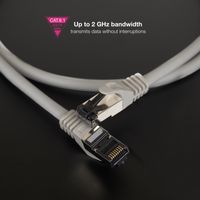 Miniatura 5 de Nanocable Cable red Cat. 8.1 2GHZ SSTP Gris 10m