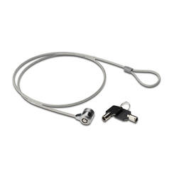 CABLE 1M SEGURIDAD ANTIRROBO OEM CON LLAVE PARA PORTATIL, MONITOR, ORDENADOR