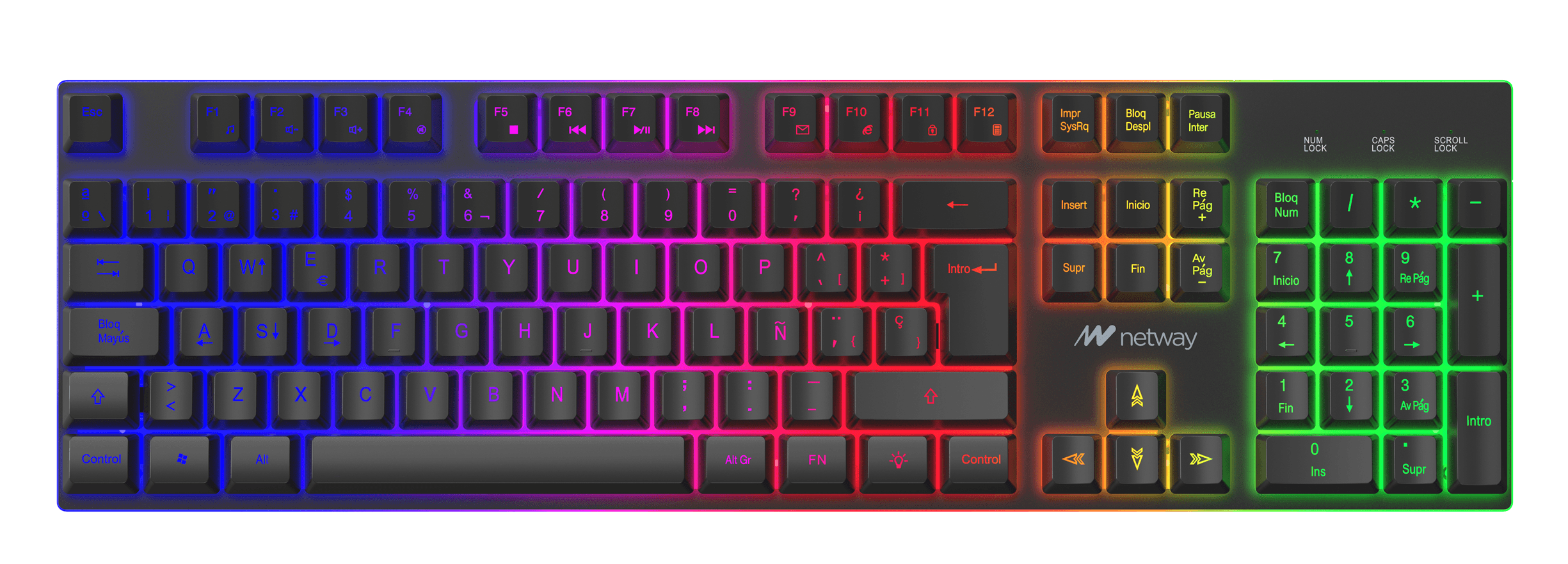 TECLADO GAMING XK380 RGB