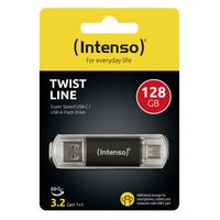 Miniatura 4 de Intenso 3539491 Lápiz USB 3.2 128Gb Twist Line A+C