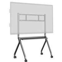 Miniatura 2 de IIYAMA MOBILE CART ON WHEELS, MAX. LOAD 100KG, SUITABLE FOR 55~86", MAX VESA 800X600 COLOR SILVER METALIC (MD-CART02-S1)