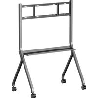 Miniatura 4 de IIYAMA MOBILE CART ON WHEELS, MAX. LOAD 100KG, SUITABLE FOR 55~86", MAX VESA 800X600 COLOR SILVER METALIC (MD-CART02-S1)
