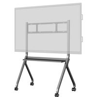 Miniatura 5 de IIYAMA MOBILE CART ON WHEELS, MAX. LOAD 100KG, SUITABLE FOR 55~86", MAX VESA 800X600 COLOR SILVER METALIC (MD-CART02-S1)