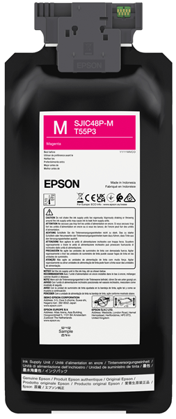 SJIC48P-M MAGENTA INK CARTRIDGE FOR COLORWORKS C8000E