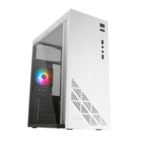 Miniatura 1 de Caja MARS GAMING  MC100W Caja PC ATX Ventilador 90mm FRGB Convect-Cool BlancoRGB Blanco