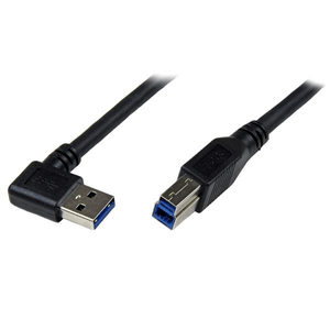1m-Black-USB-3-Cable-Right-Angle-A-to-B